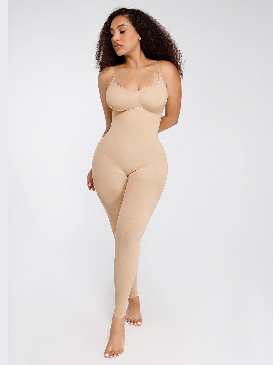 Seamless Breast Support Waist and Abdomen Shaping Full-Length Body Shaper