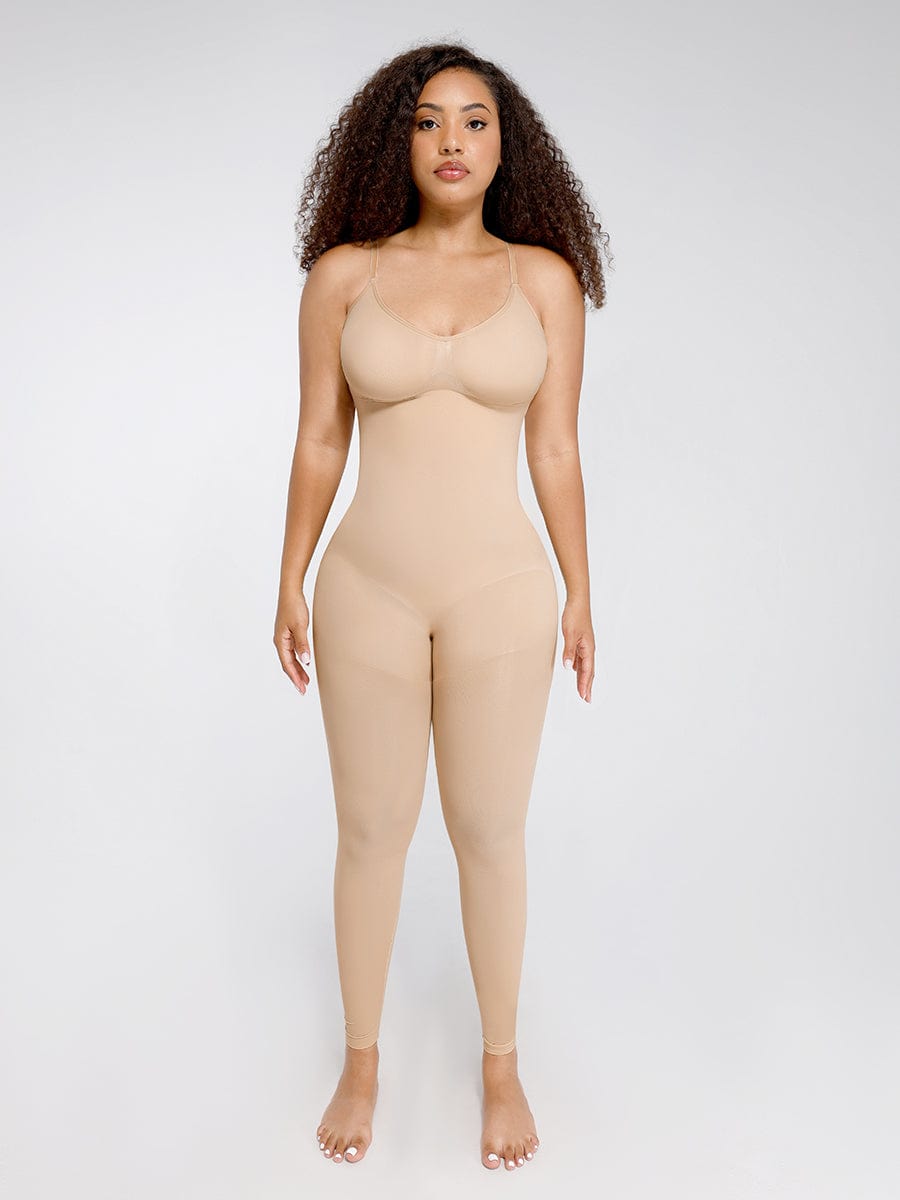 Seamless Breast Support Waist and Abdomen Shaping Full-Length Body Shaper