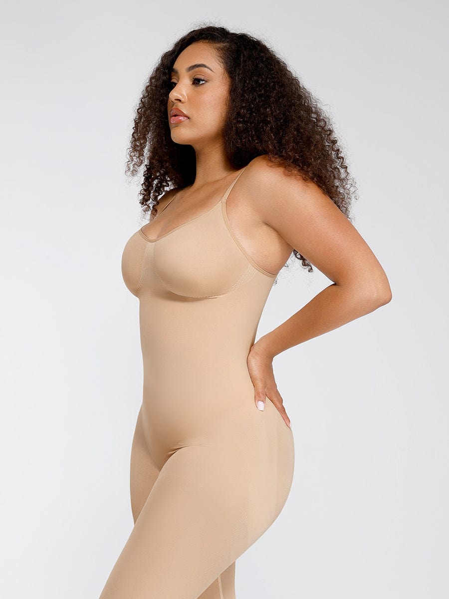 Seamless Breast Support Waist and Abdomen Shaping Full-Length Body Shaper