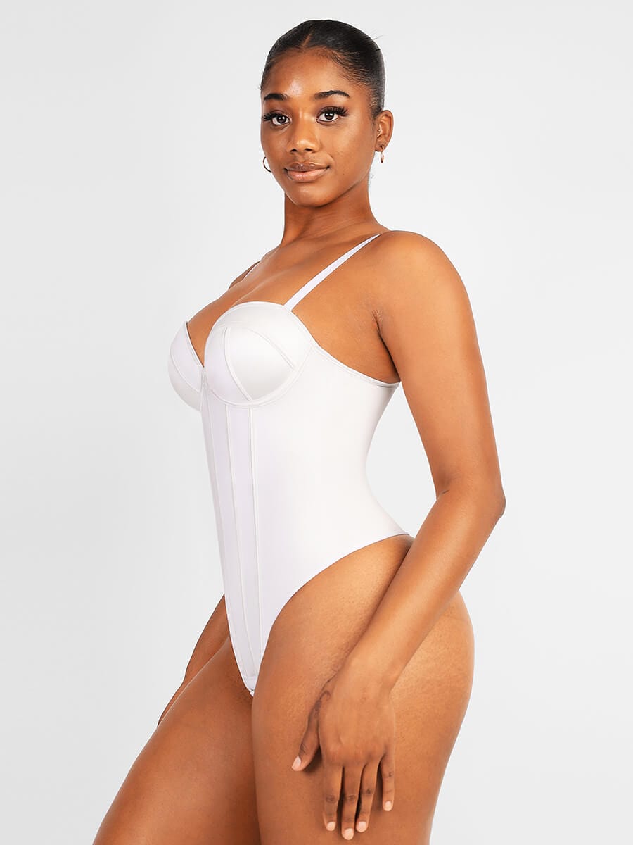 Cupped Strapless Bra-free Bodysuit Shapewear