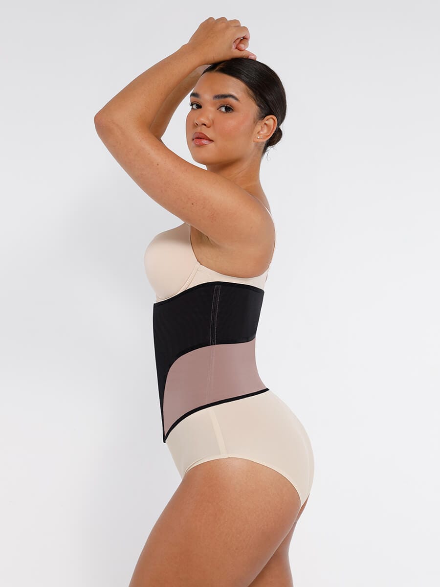 Mesh Shapewear Waist Cincher Lightweight Breathable